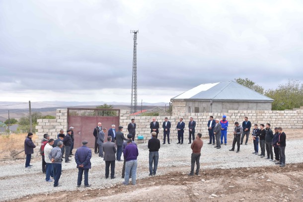 Qobustanın bu kəndində içməli su təchizatı istismara verildi -  FOTOLAR